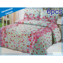 6 Pieces Cotton Print Bedding Quilt (set)